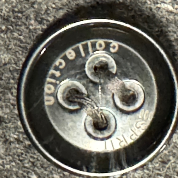 Esprit Collection Five-Button Grey Wool Coat - Picture 7 of 7